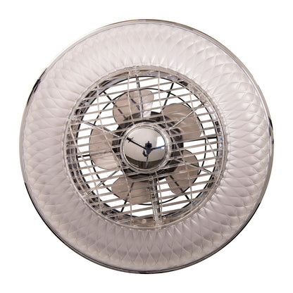 LED -plafondlicht "Viento" met ventilator, gemaakt van metaal en plastic, met geïntegreerde LED's, verlichting voor woonkamers of kantoor