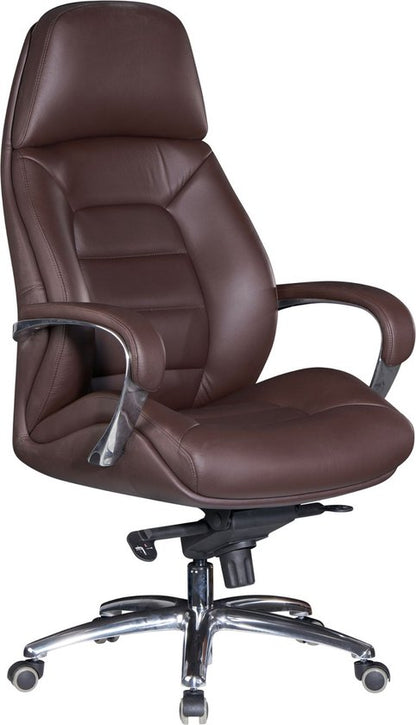 Sky Style Maxima Bureaustoel Leer Donkerbruin