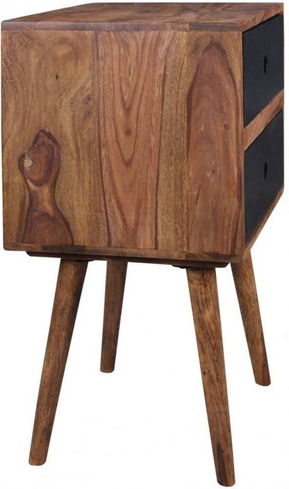 Sky Style Repa Nachtkastje met Lades Bruin/Zwart