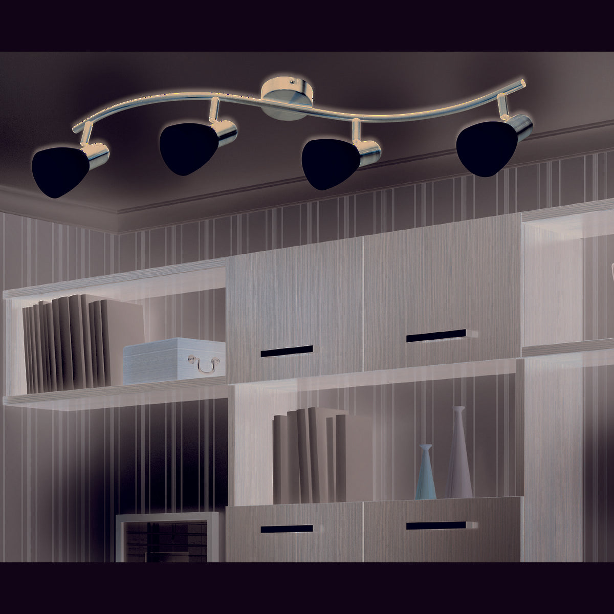 4 LED-wand u. Plafondspot "Mestre"