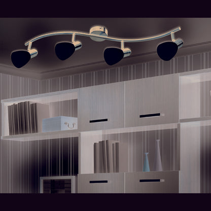 4 LED-wand u. Plafondspot "Mestre"