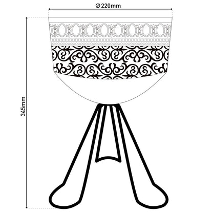 LED decoratief zonnelampje met een standaard, 34,5 cm hoog voor buiten, gemaakt van roestkleurig metaal en plastic, stevig geïnstalleerde LED's