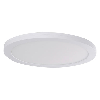 LED -plafondlamp "bonus" Ø29 cm, functionele lampinstallatie en structuur mogelijk, plafondlamp gemaakt van metaal en plastic in wit, met stevig geïnstalleerde LED's, waaronder CCT -kleurwisselaar