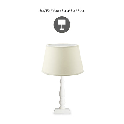 Home Sweet Home Stoffen Lampenkap Warm witte - 20 x 15 x 13 cm
