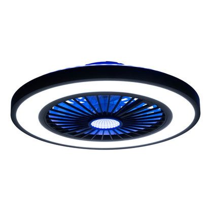 LED -plafondlichten + ventilator "arrioso" Ø 54 cm, gemaakt van metaal en plastic, met veel functies