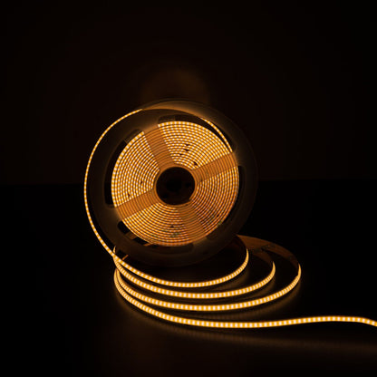 Cob LED -streep 5 meter, wit/transparant, dimbaar met geheugenfunctie