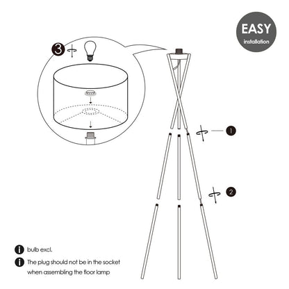 Home Sweet Home vloerlamp Bling-Legs Brons-Grijs-40cm