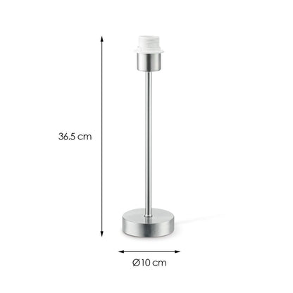 Home Sweet Home tafellamp voet Single 10/10/36.5cm - Geborsteld staal