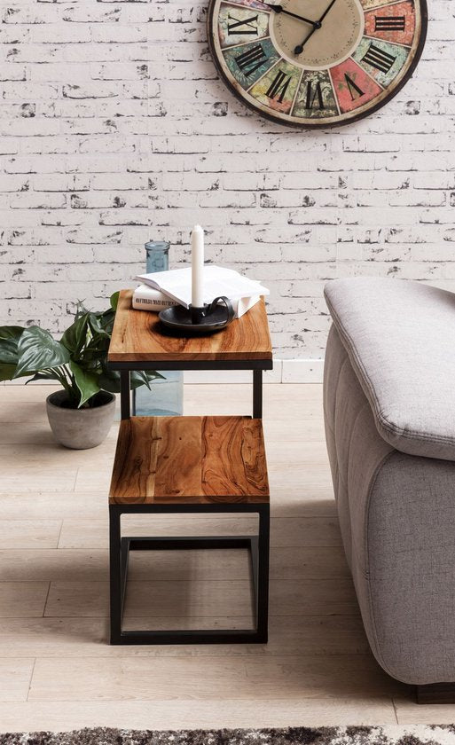 Sky Style Akola Bijzettafel S-vorm Sheesham