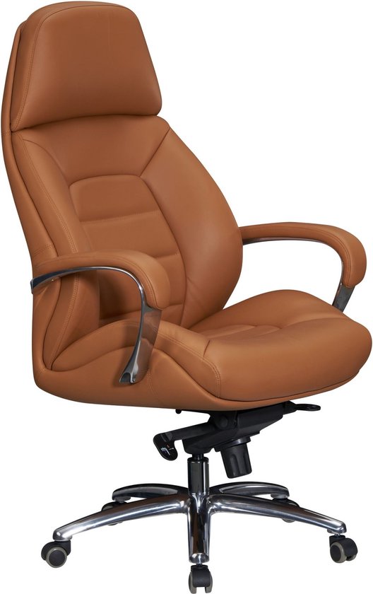 Sky Style Maxima Bureaustoel Leer Caramel
