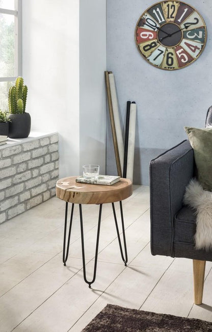 Gate39 - Bagli 30 x 30 Bijzettafel - Lichtbruin