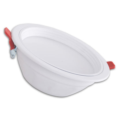 LED-plafondlamp "punt" Ø 19,5 cm, stevig ingebouwd LED met 18 watt, neutraal wit licht