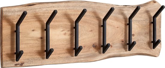 Boomstam kapstok | Wandkapstok hout | 100 cm