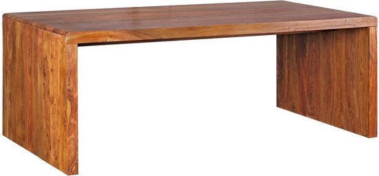 bureau BOHA massief hout Sheesham computer tafel 200 cm breed echt hout ontwerp archief kantoor tafel landelijke stijl