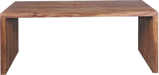 bureau BOHA massief hout Sheesham computer tafel 180 cm breed echt hout ontwerp archief kantoor tafel landelijke stijl