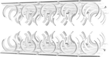 Kruiden opbergsysteem | 2 strips met clips voor 10 kruidenpotjes | Spice organize system | Zonder boren | Met zelfklevende strips