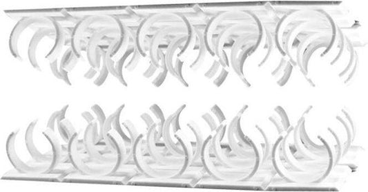 Kruiden opbergsysteem | 2 strips met clips voor 10 kruidenpotjes | Spice organize system | Zonder boren | Met zelfklevende strips