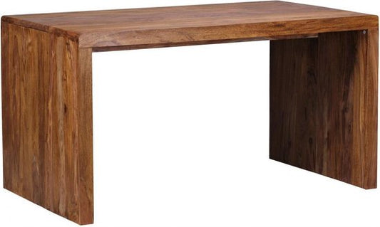 bureau BOHA massief hout Sheesham computertafel 140 cm breed echt hout ontwerp archief kantoor tafel landelijke stijl kantoormeubilair modern kantoormeubilair