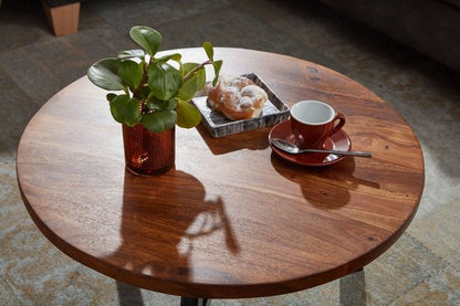 Sky Style Mai Ronde Salontafel met Zwart Frame