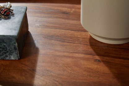 salontafel WL5.670 71x42x40 cm Sheesham massieve zitbank niervorm met metalen poten | Salontafel massief hout | Kleine niertafel echt hout | Stubentisch Holz | Bijzettafel Modern