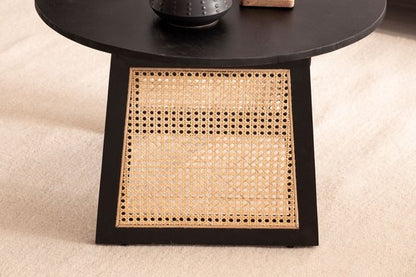 salontafel KARAM 60x30,5x60cm Aluminium Silver Side oriental round | Plat gehamerd koffietafeltje metaal Design salontafel modern | Tafel klein Indiaas stub tafel klein