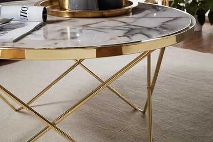 Sky Style Marmer Gold Salontafel