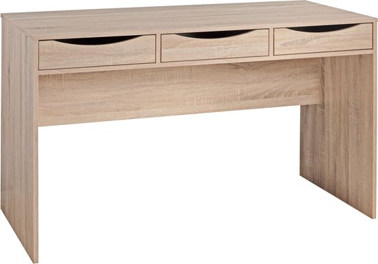 bureau BOHA massief hout Sheesham computer tafel 160 cm breed echt hout ontwerp archief kantoor tafel landelijke stijl