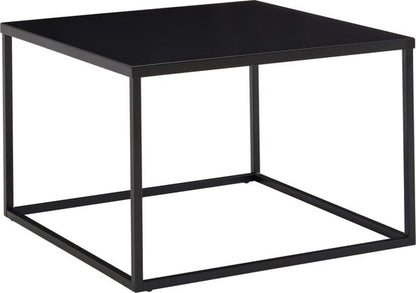 Coffee table Metal 60x60x40 cm Square Coffee Table Black | Living Room Table Industrial | Small Side Table Living Room Table