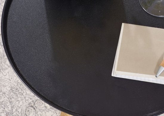 Sky Style Antes Ronde Bijzettafel Goud / Zwart