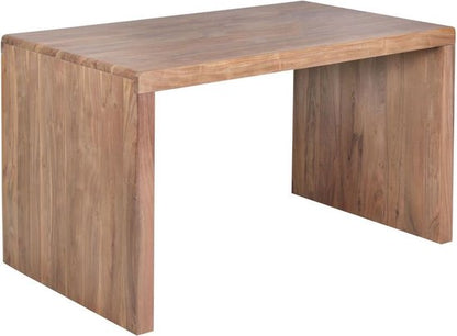 BOHA massief houten acacia-computertafel 140 cm breed echt houten design archief kantoor tafel landelijke stijl