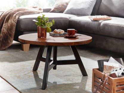 Sky Style Mai Ronde Salontafel met Zwart Frame