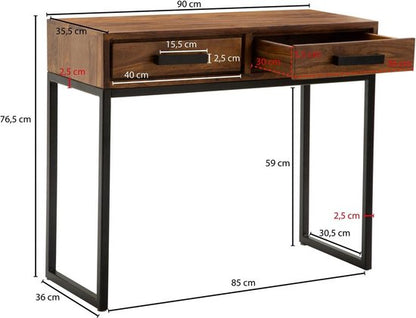 Sky Style Sueda Sidetable Massief