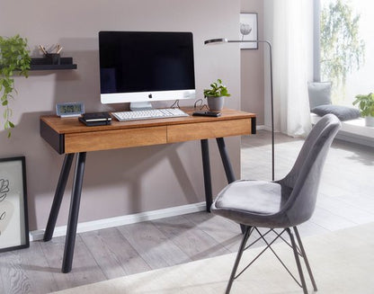 Luxa Luxueus bureau - ingebouwde speaker + bluetooth  - Werkplek -Make-up tafel - Zwart en hout