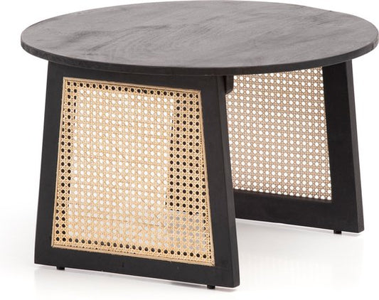 salontafel KARAM 60x30,5x60cm Aluminium Silver Side oriental round | Plat gehamerd koffietafeltje metaal Design salontafel modern | Tafel klein Indiaas stub tafel klein