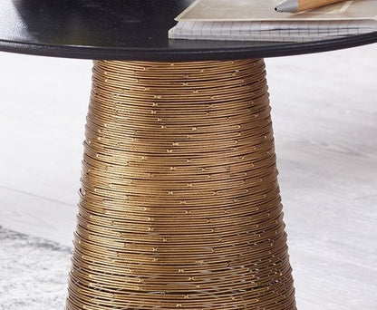 Sky Style Antes Ronde Bijzettafel Goud / Zwart