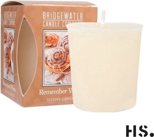 Bridgewater Geurkaarsje | Votive Remember When-3 stuks