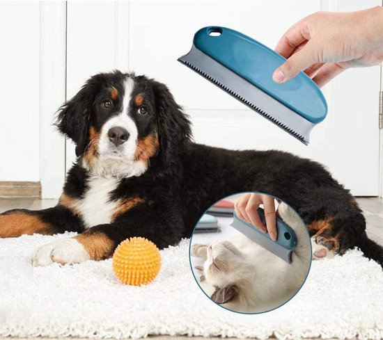 Huisdierhaar verwijderaar - honden kam - katten kam - Gemakkelijk in gebruik- Duurzaam en herbruikbaar-  pluizenborstel- kattenhaar verwijderaar - haarverwijderaar voor huisdieren