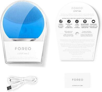 FOREO LUNA™ mini 2 - gezichtsreinigingsborstel, Aquamarine