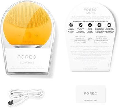 FOREO LUNA™ mini 2 - gezichtsreinigingsborstel, Sunflower Yellow