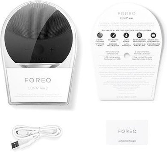 FOREO LUNA™ mini 2 - gezichtsreinigingsborstel, Midnight