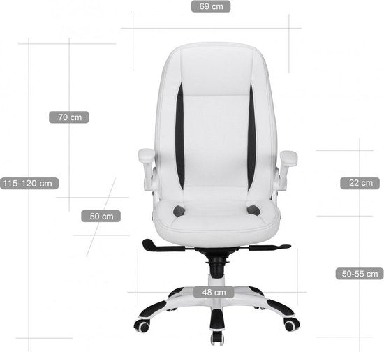 Gate39 - Belgrado Bureaustoel - Wit