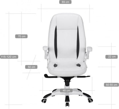 Gate39 - Belgrado Bureaustoel - Wit