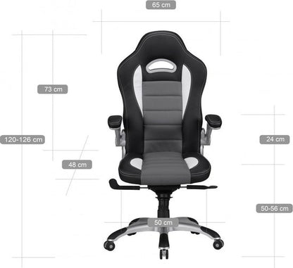 Gate39 - Racing Bureaustoel - Zwart