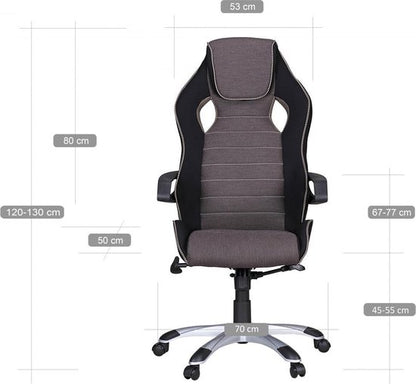 Gate39 - Valentino Bureaustoel - Grijs