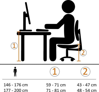 Sky Style Dox Bureaustoel Grijs