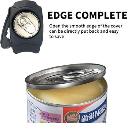 Viatel -Blikopener topless - Anti snijrand - Multifunctionele blik opener - Can opener - Wood Topless Blikopener-Bar Tool-Safe Cut Can Opener wordt de bus geopend als geheel, 8-19 Oz Drankblikjes