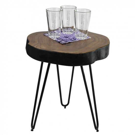 Gate39 - Bagli 35 x 35 Bijzettafel - Bruin