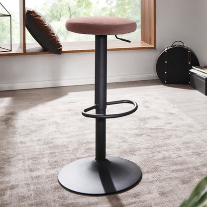 Sky Style Swan Barkruk Roze Velvet