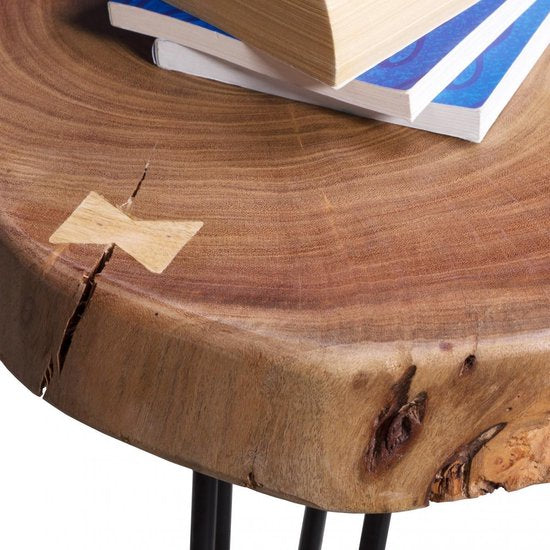 Gate39 - Bagli 35 x 35 Bijzettafel - Lichtbruin