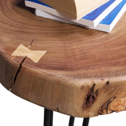 Gate39 - Bagli 35 x 35 Bijzettafel - Lichtbruin